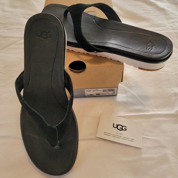 UGG Shoes - UGG - Leather Flip Flops - Size 10